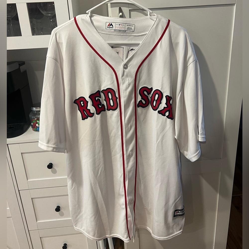 Boston Red Sox Pedroia Baseball Jersey XXL